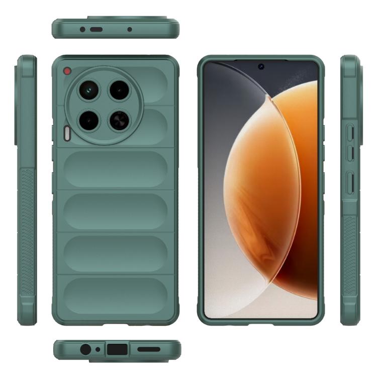 For Tecno Camon 30 4G Global Magic Shield TPU + Flannel Phone Case