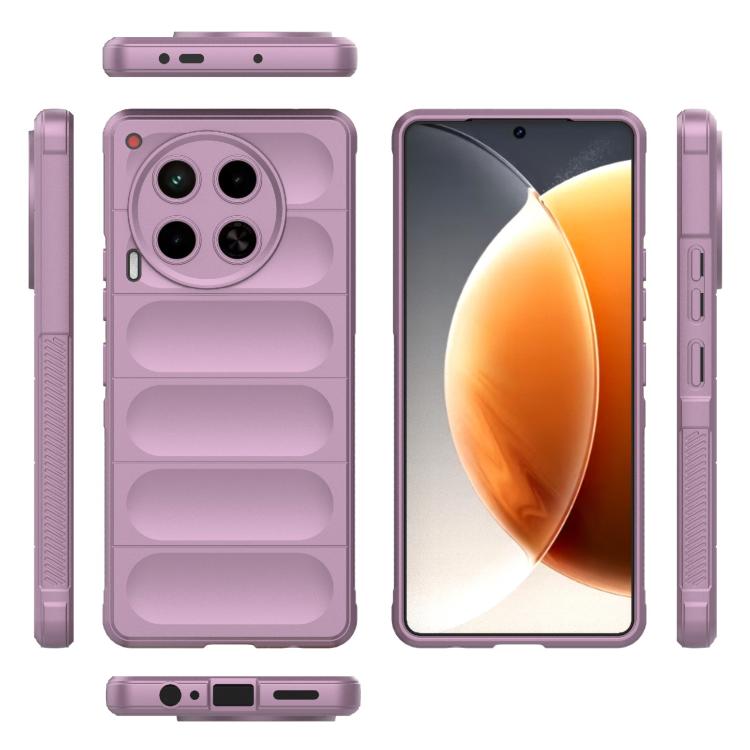 For Tecno Camon 30 4G Global Magic Shield TPU + Flannel Phone Case