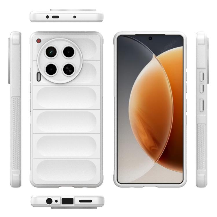 For Tecno Camon 30 4G Global Magic Shield TPU + Flannel Phone Case