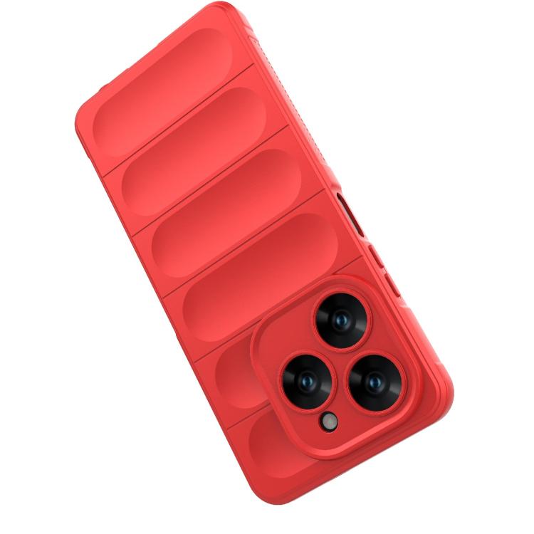 For Tecno Spark 20 Pro 4G Global Magic Shield TPU + Flannel Phone Case