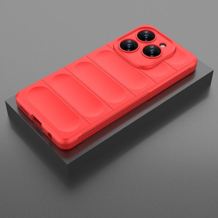For Tecno Spark 20 Pro 4G Global Magic Shield TPU + Flannel Phone Case