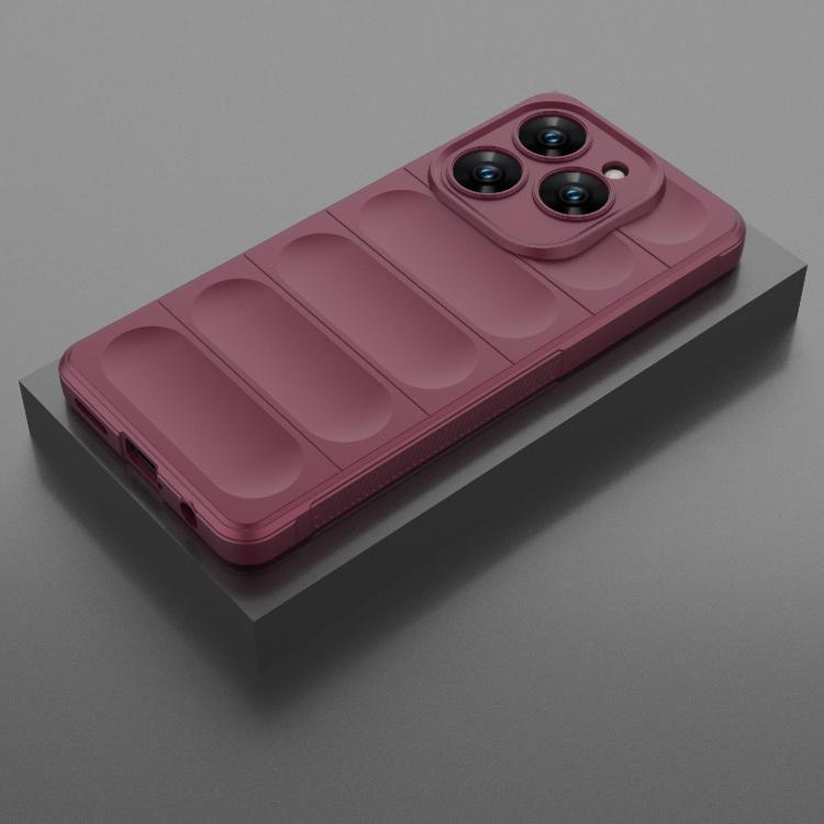 For Tecno Spark 20 Pro 4G Global Magic Shield TPU + Flannel Phone Case