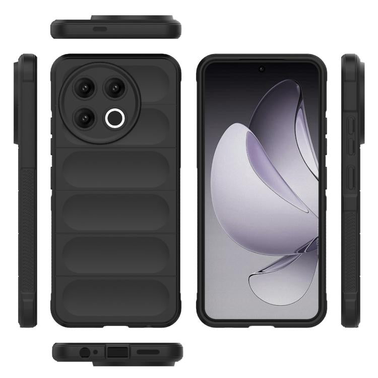 For Tecno Spark 30 Pro Global Magic Shield TPU + Flannel Phone Case