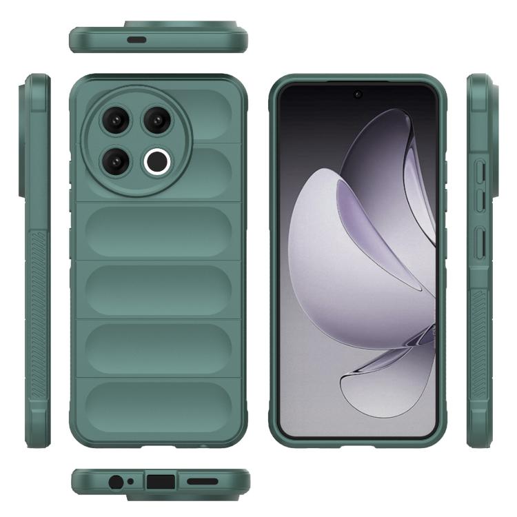 For Tecno Spark 30 Pro Global Magic Shield TPU + Flannel Phone Case