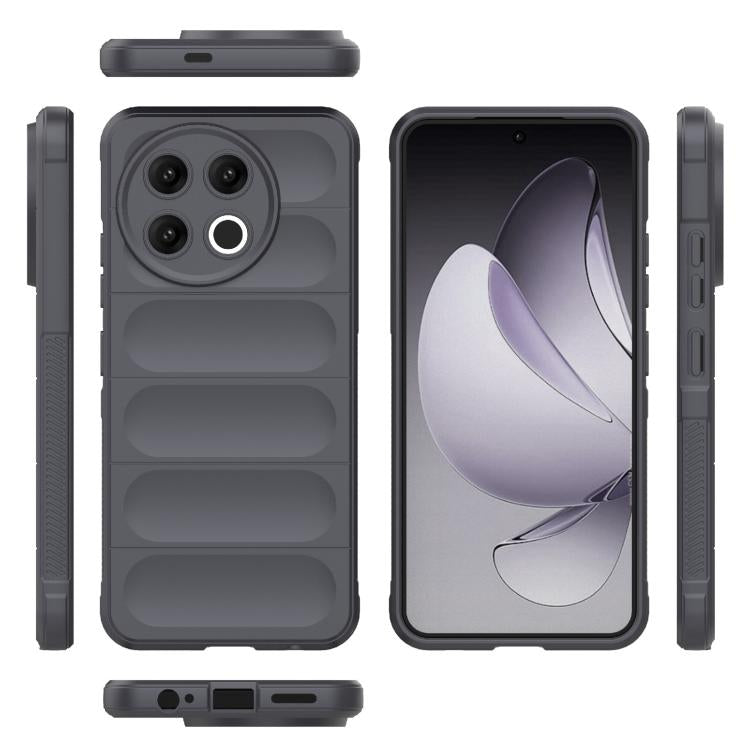 For Tecno Spark 30 Pro Global Magic Shield TPU + Flannel Phone Case
