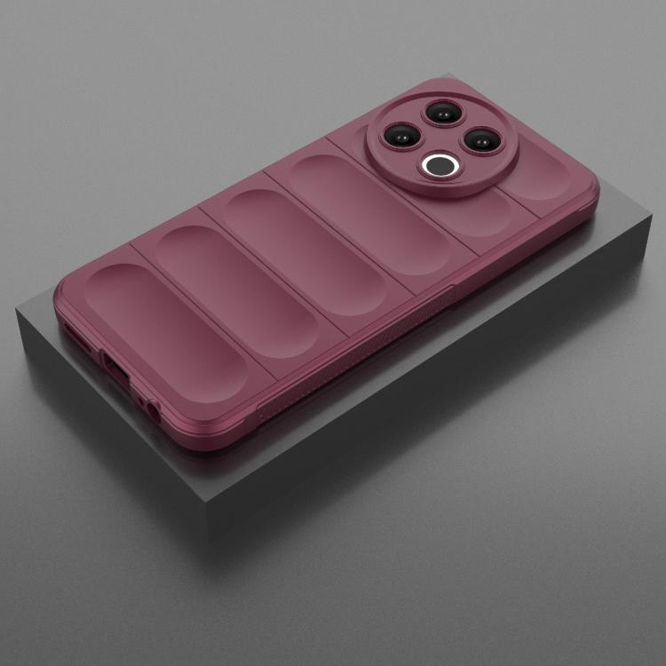 For Tecno Spark 30 Pro Global Magic Shield TPU + Flannel Phone Case