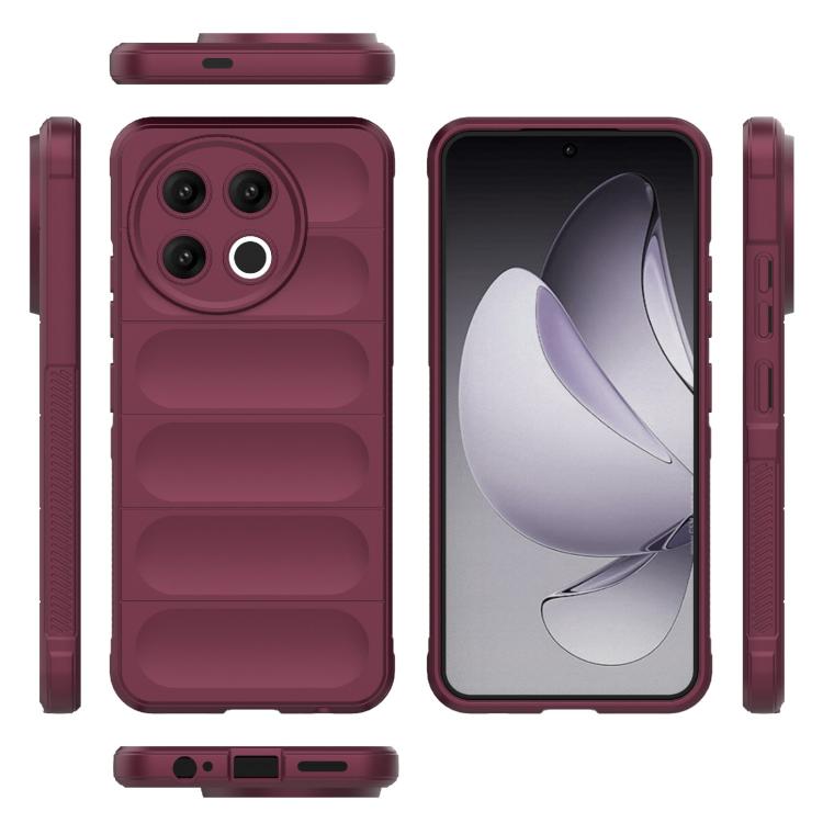 For Tecno Spark 30 Pro Global Magic Shield TPU + Flannel Phone Case