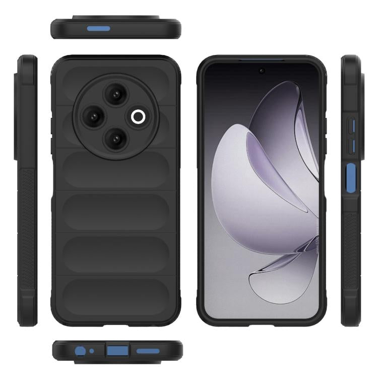 For Tecno Spark 30C 4G Global Magic Shield TPU + Flannel Phone Case