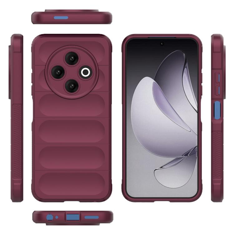 For Tecno Spark 30C 4G Global Magic Shield TPU + Flannel Phone Case