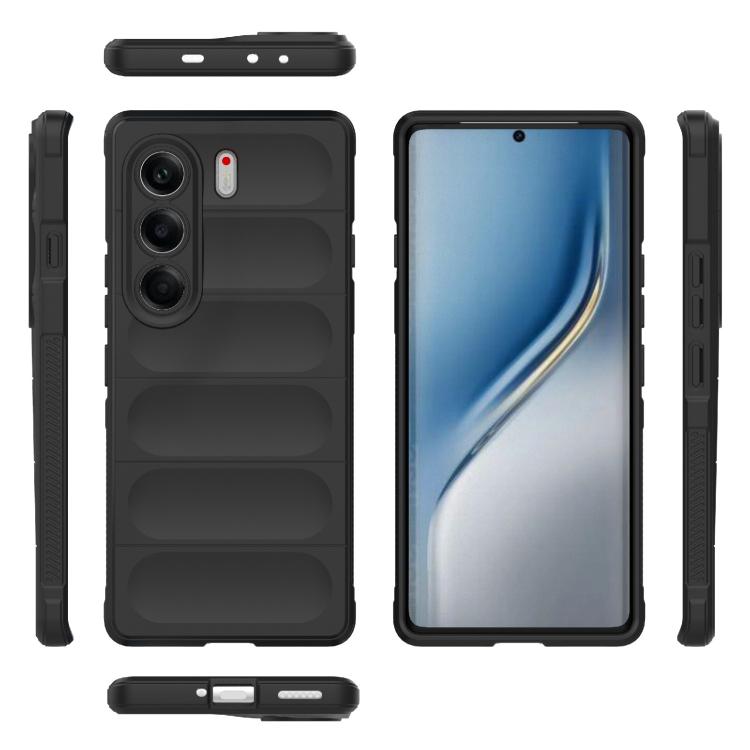 For Tecno Camon 40 Pro 5G Global Magic Shield TPU + Flannel Phone Case