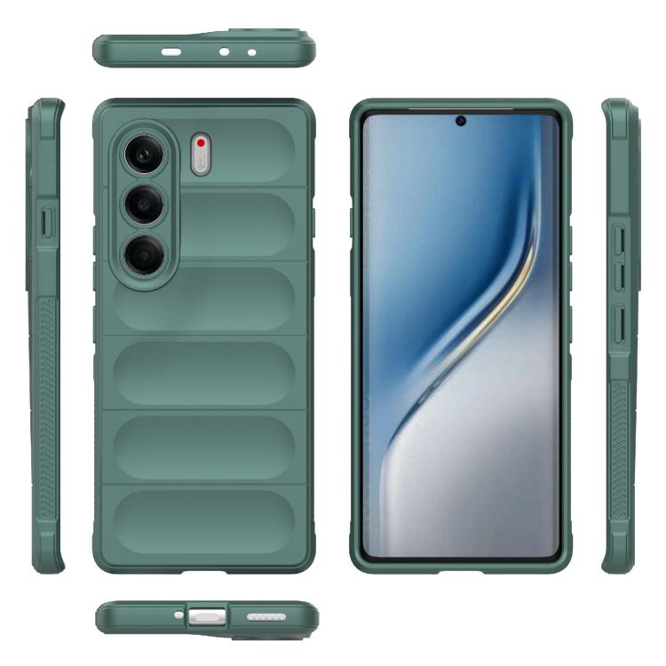 For Tecno Camon 40 Pro 5G Global Magic Shield TPU + Flannel Phone Case