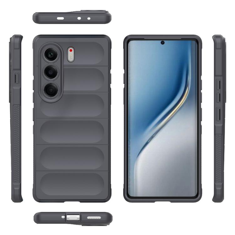 For Tecno Camon 40 Pro 5G Global Magic Shield TPU + Flannel Phone Case