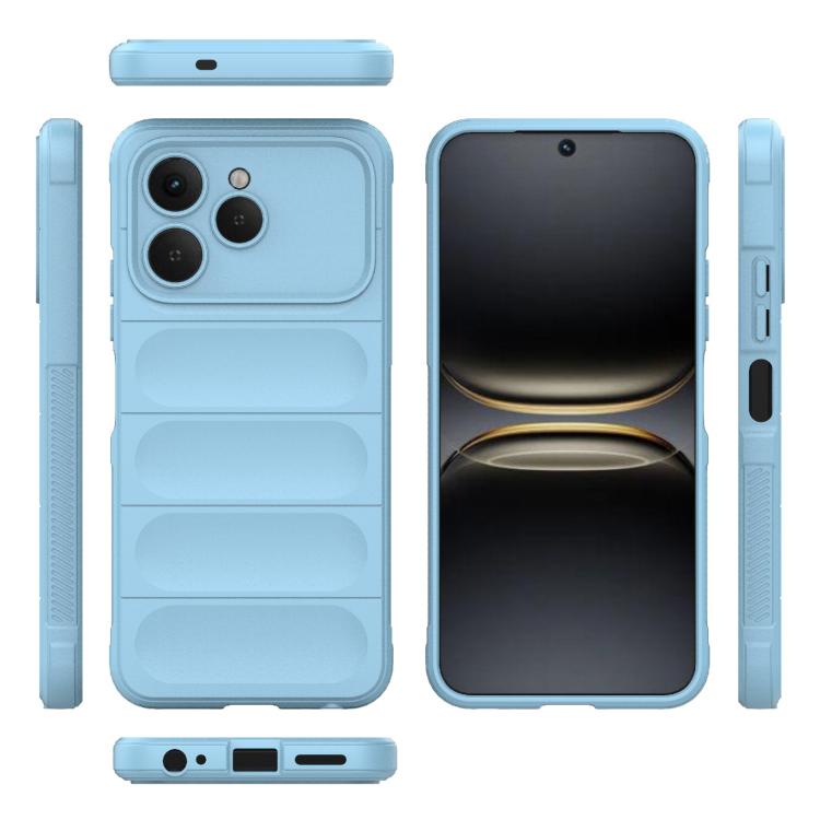 For Tecno Spark 40 4G Global Magic Shield TPU + Flannel Phone Case