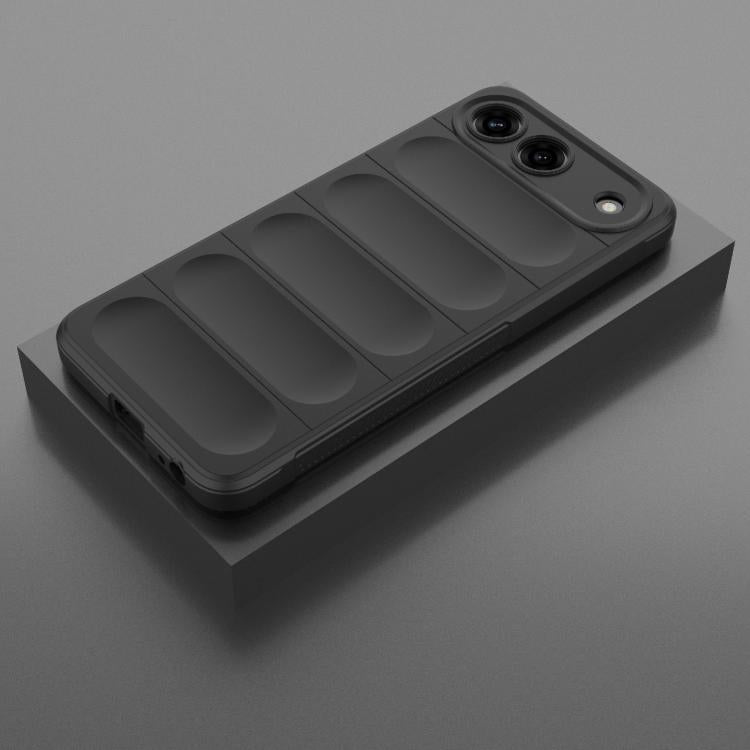 For Tecno Spark 40 5G Magic Shield TPU + Flannel Phone Case