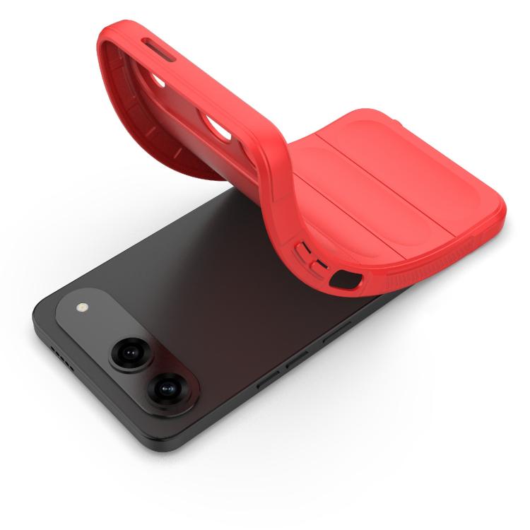 For Tecno Spark 40 5G Magic Shield TPU + Flannel Phone Case