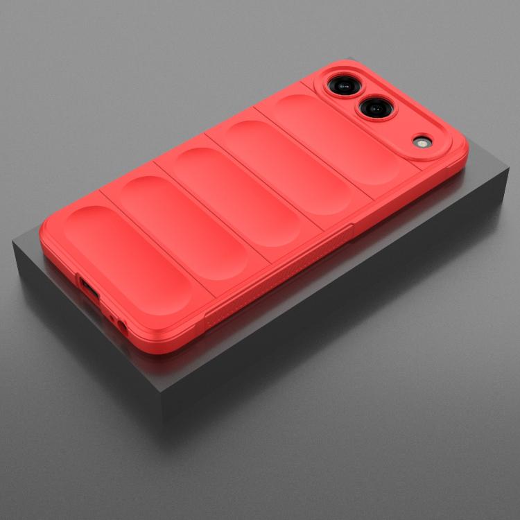 For Tecno Spark 40 5G Magic Shield TPU + Flannel Phone Case