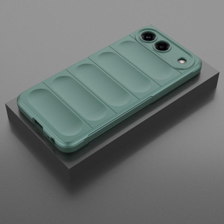 For Tecno Spark 40 5G Magic Shield TPU + Flannel Phone Case