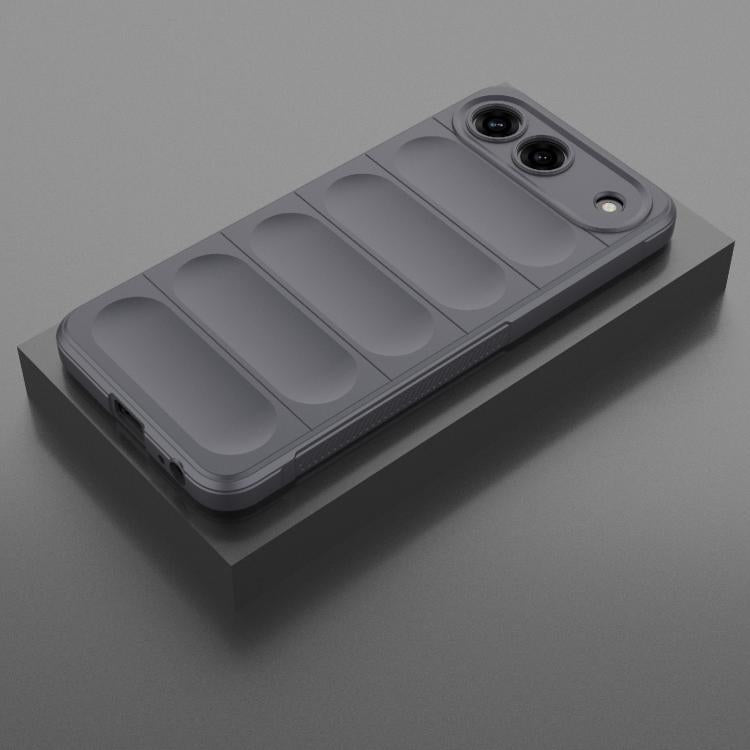 For Tecno Spark 40 5G Magic Shield TPU + Flannel Phone Case