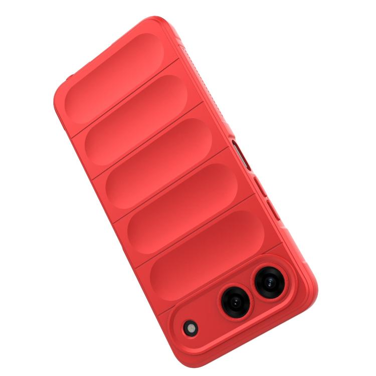 For Tecno Spark 40 5G Magic Shield TPU + Flannel Phone Case
