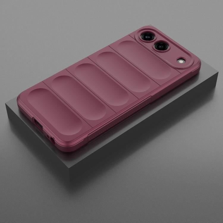 For Tecno Spark 40 5G Magic Shield TPU + Flannel Phone Case