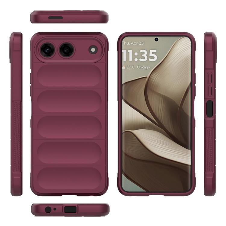 For Tecno Spark 40 5G Magic Shield TPU + Flannel Phone Case