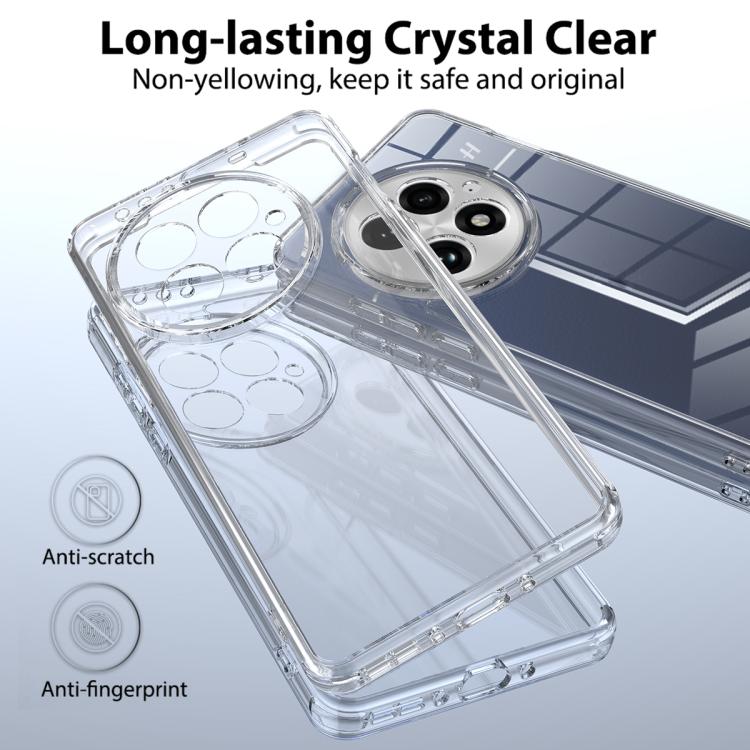 For OnePlus 13 Scratchproof Acrylic TPU Phone Case - Transparent