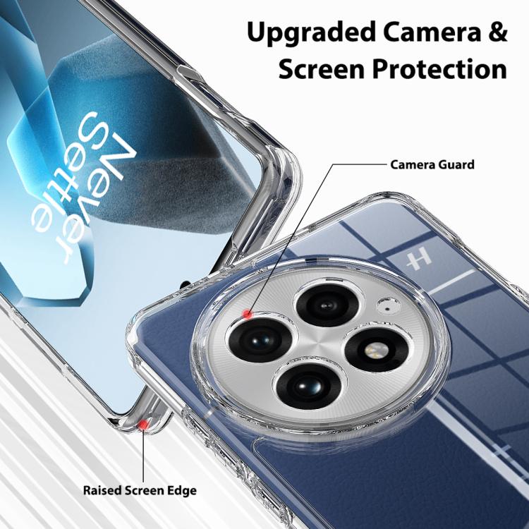 For OnePlus 13 Scratchproof Acrylic TPU Phone Case - Transparent
