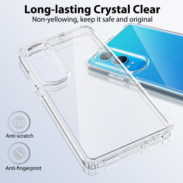For OnePlus Nord CE4 Lite Scratchproof Acrylic TPU Phone Case - Transparent