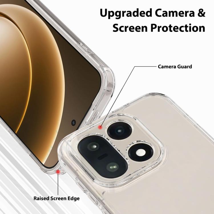 For OnePlus 15 Scratchproof Acrylic TPU Phone Case - Transparent