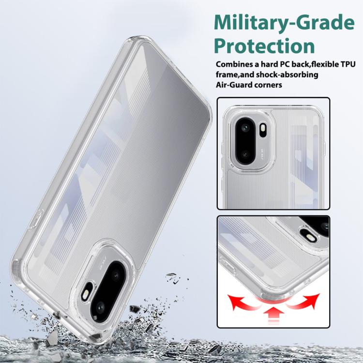For OnePlus 15R / Ace 6 / Ace 6T Scratchproof Acrylic TPU Phone Case - Transparent