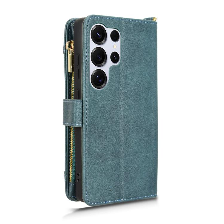 For Samsung Galaxy S25 Ultra 5G Litchi Texture Zipper Leather Phone Case
