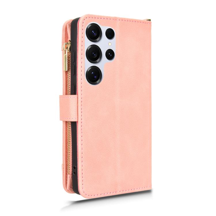 For Samsung Galaxy S25 Ultra 5G Litchi Texture Zipper Leather Phone Case