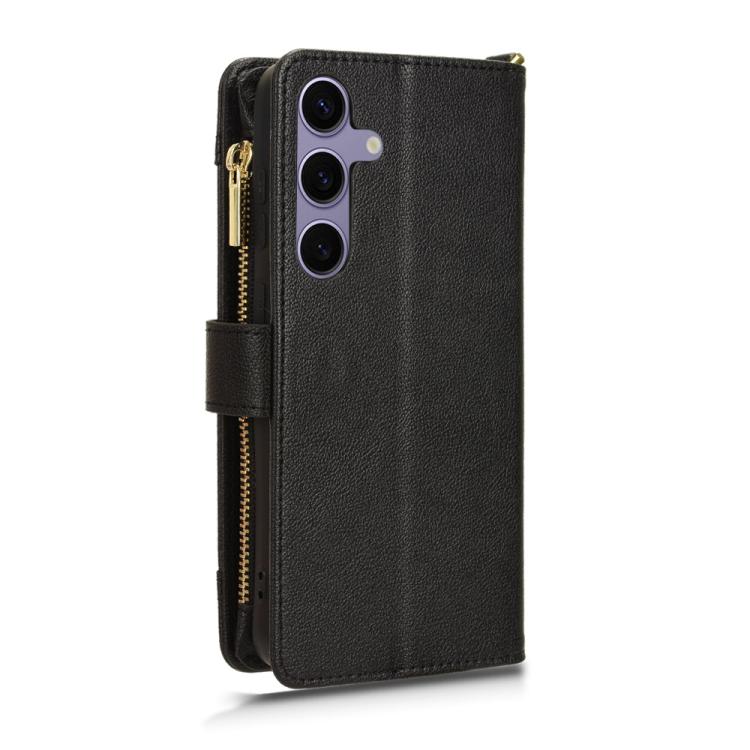 For Samsung Galaxy S25 5G Litchi Texture Zipper Leather Phone Case