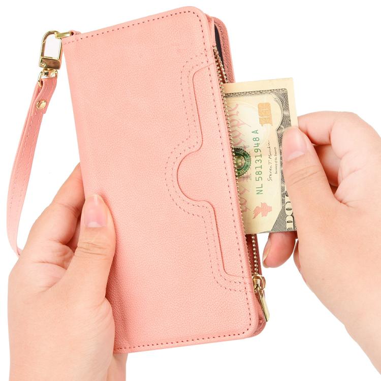 For Samsung Galaxy S25 5G Litchi Texture Zipper Leather Phone Case