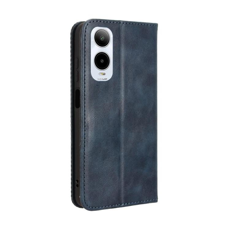 For Cricket Icon 6  Magnetic Buckle Retro Texture Leather Phone Case