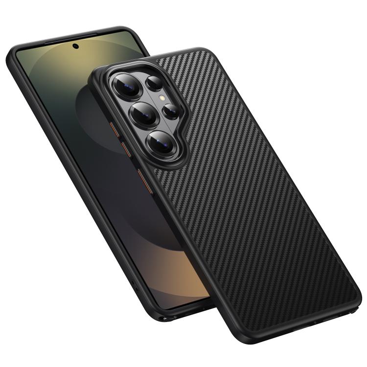 For Samsung Galaxy S26 Ultra 5G MagSafe Kevlar Fiber Shockproof Phone Case - Black
