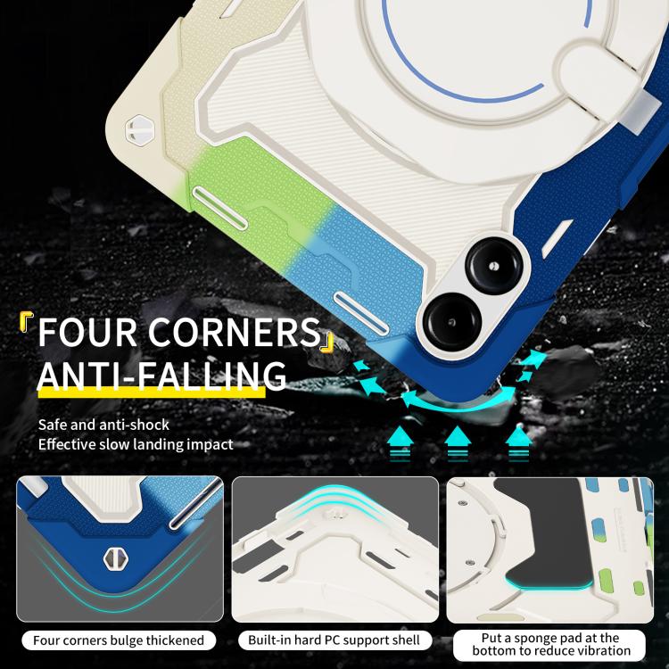 适用于Redmi Pad Pro 12.1 / Pad 2 Pro Armor Portable Rotating Ring Holder Silicone Tablet Case