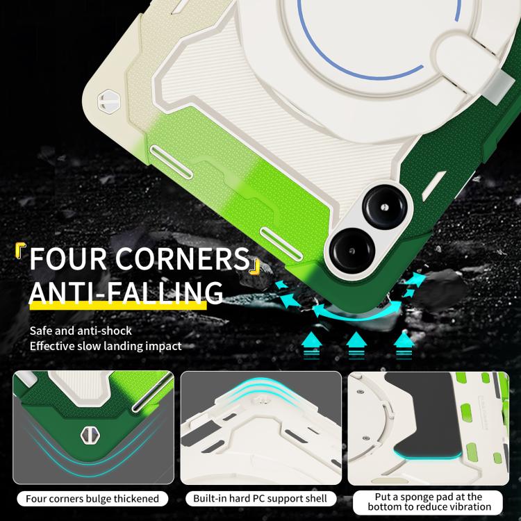 适用于Redmi Pad Pro 12.1 / Pad 2 Pro Armor Portable Rotating Ring Holder Silicone Tablet Case