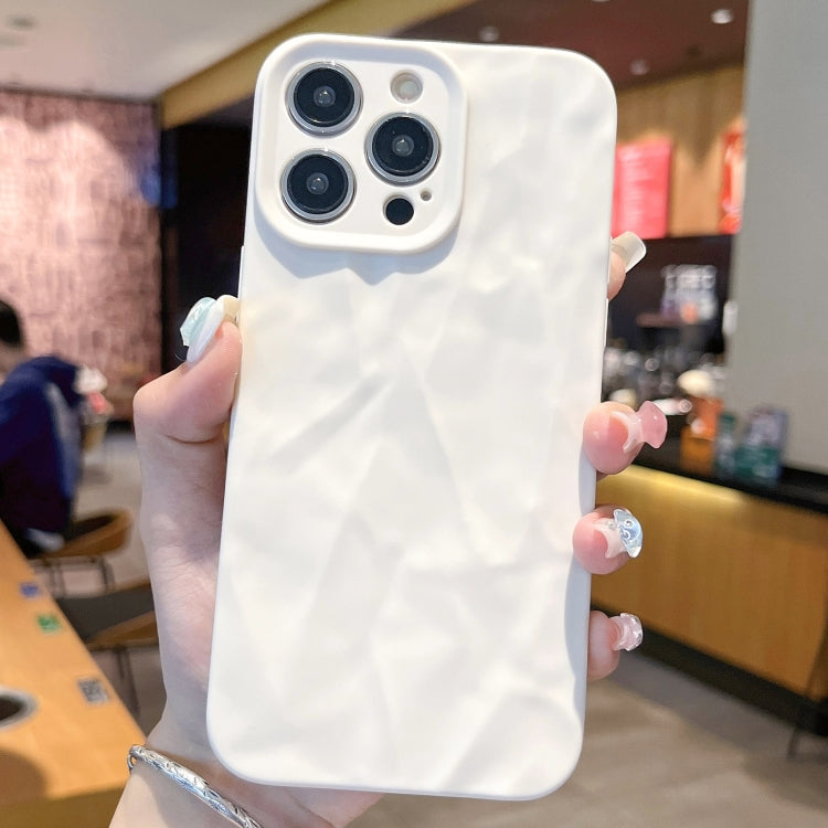 For iPhone 16 Pro Max Frosted Wrinkles Texture TPU Phone Case