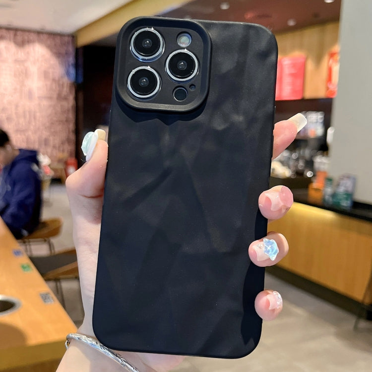 For iPhone 16 Pro Frosted Wrinkles Texture TPU Phone Case