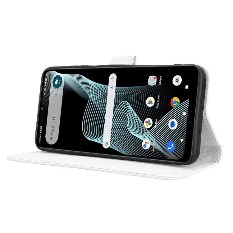 For Cricket Icon 6 Diamond Texture Leather Phone Case