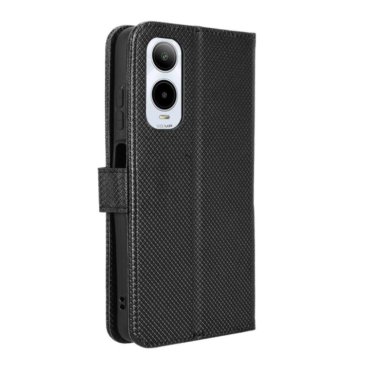 For Cricket Icon 6 Diamond Texture Leather Phone Case