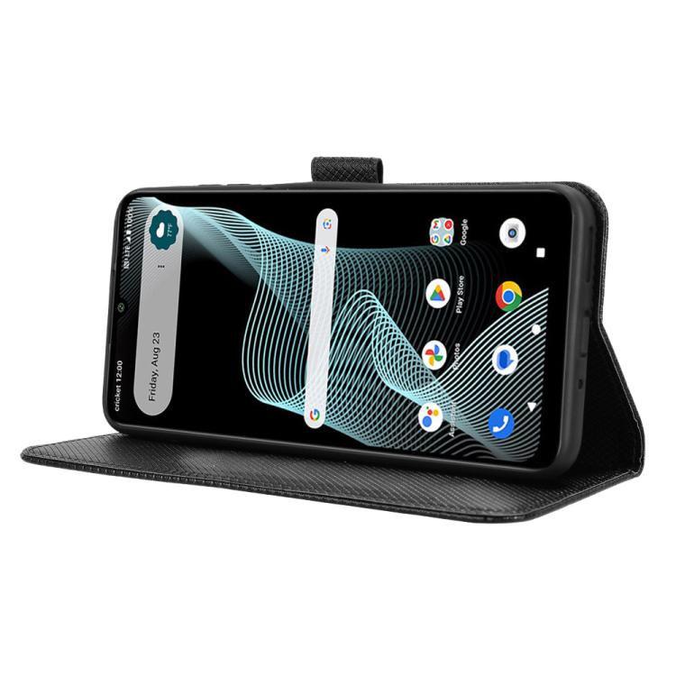 For Cricket Icon 6 Diamond Texture Leather Phone Case