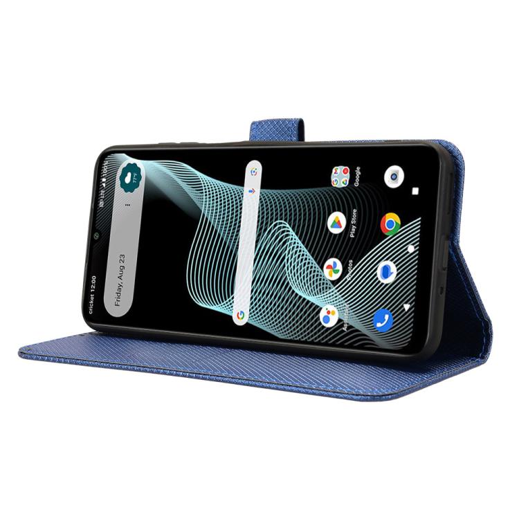 For Cricket Icon 6 Diamond Texture Leather Phone Case