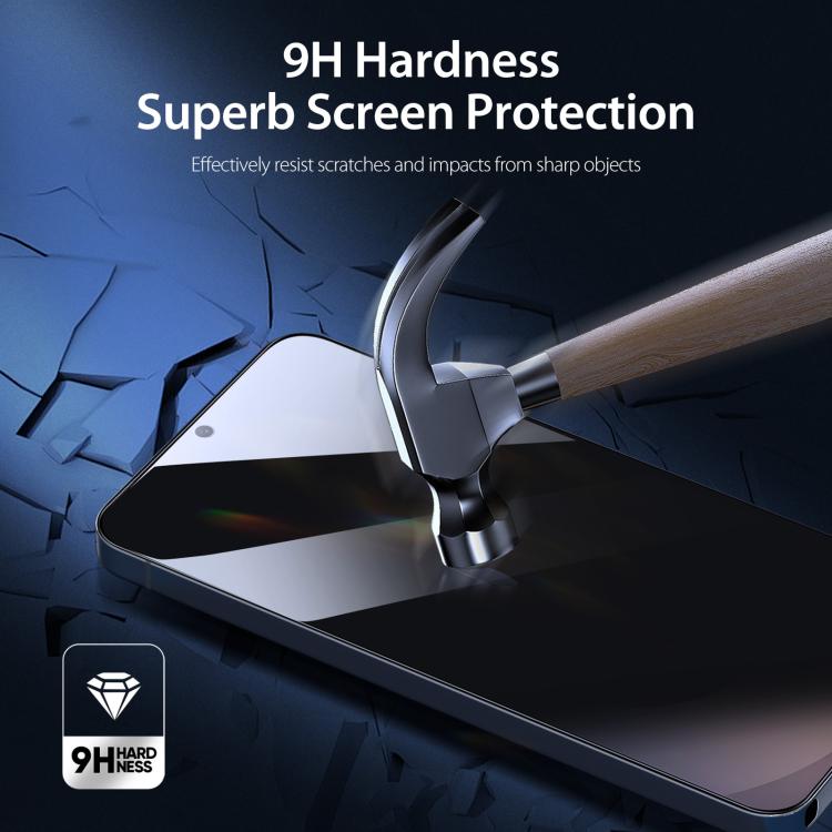 For Samsung Galaxy S26+ 5G 5pcs DUX DUCIS 0.33mm 9H High Aluminum Anti-spy HD Tempered Glass Film