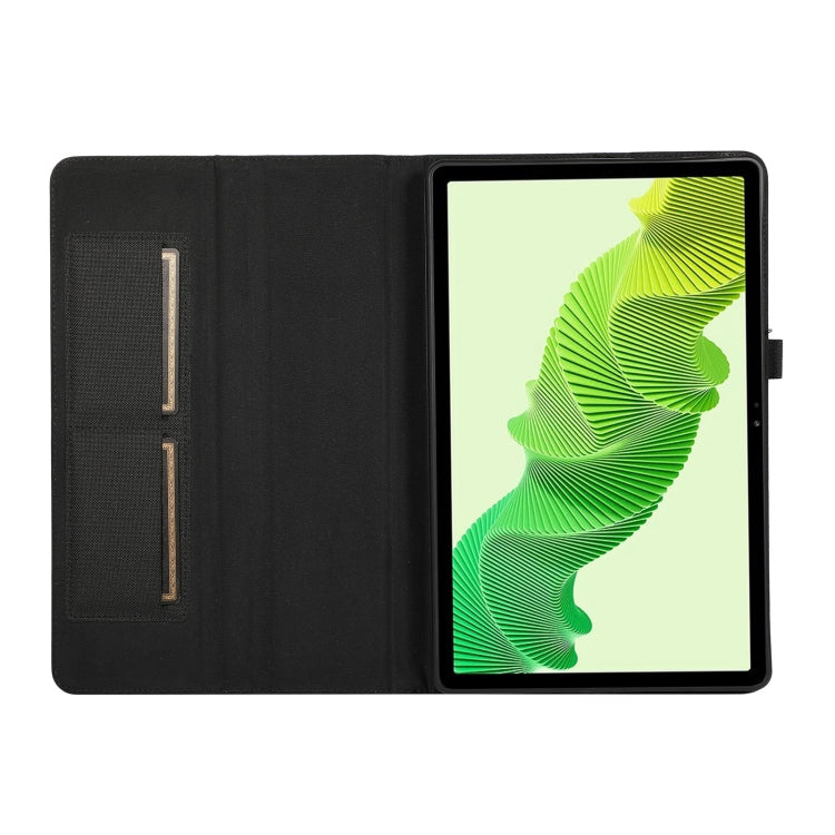 For Honor MagicPad 2 12.3 Fabric Texture Horizontal Flip Leather Tablet Case