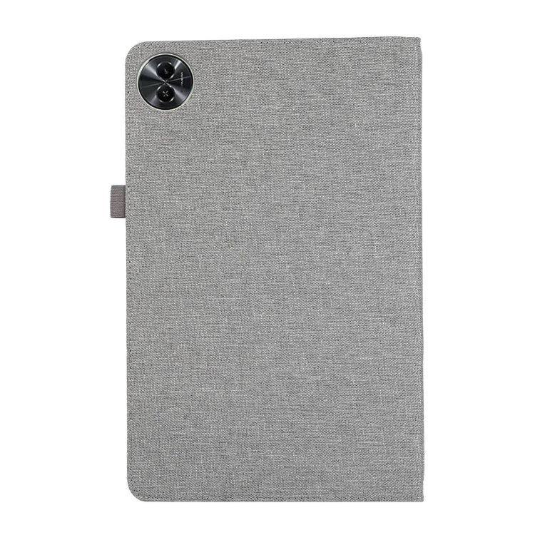 For Honor MagicPad 2 12.3 Fabric Texture Horizontal Flip Leather Tablet Case