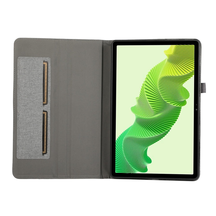 For Honor MagicPad 2 12.3 Fabric Texture Horizontal Flip Leather Tablet Case