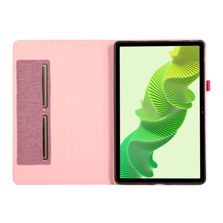 For Honor MagicPad 2 12.3 Fabric Texture Horizontal Flip Leather Tablet Case