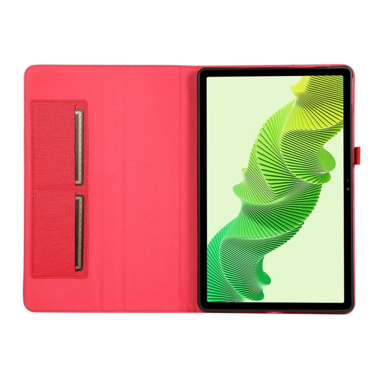 For Honor MagicPad 2 12.3 Fabric Texture Horizontal Flip Leather Tablet Case